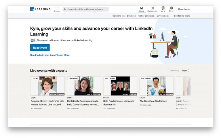 linkedin learning support